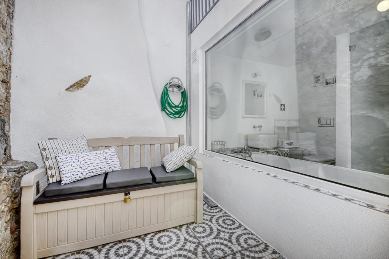 Apartamento 1 Quarto, Com Patio, Em Frente Praia Paço de Arcos Exterior foto
